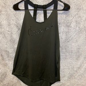 Nike Dry Elastika Double Strap Back Training Tank